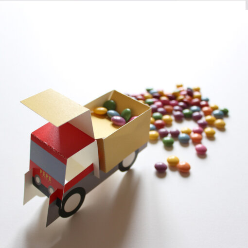 vystřihovánka velká Nákladní auto